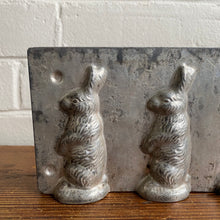 Load image into Gallery viewer, Antique Group of Five Rabbit Chocolate Mold #13 made in Germany