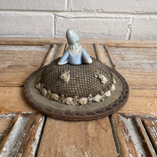 Load image into Gallery viewer, Antique 1920s German Half Doll Hat Pincushion