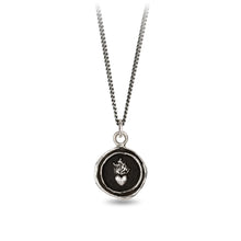 Load image into Gallery viewer, Pyrrha - Flaming Heart Talisman Necklace