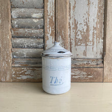 Load image into Gallery viewer, Vintage French Enamel Canister Set/5