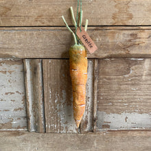 Load image into Gallery viewer, Handmade Spun Cotton Carrot Ornament by Karat and Clover in Toronto