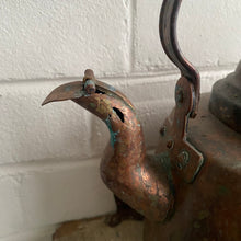 Load image into Gallery viewer, Antique European Round Hammered Copper Teapot