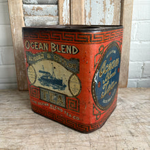 Load image into Gallery viewer, Antique Ocean Blend Tea Tin — Toronto