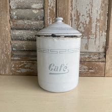 Load image into Gallery viewer, Vintage French Enamel Canister Set/5