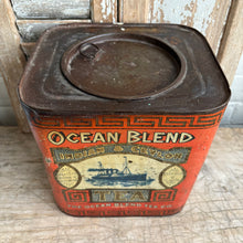 Load image into Gallery viewer, Antique Ocean Blend Tea Tin — Toronto