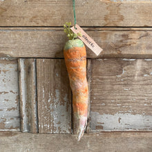 Load image into Gallery viewer, Handmade Spun Cotton Carrot Ornament by Karat and Clover in Toronto
