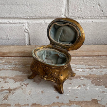 Load image into Gallery viewer, Antique French Gilt Jewelry Box c1890