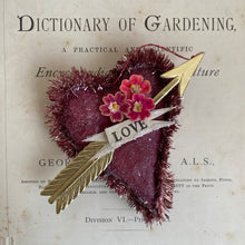 Load image into Gallery viewer, Handmade Spun Cotton Heart Ornaments