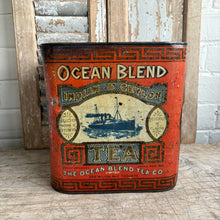 Load image into Gallery viewer, Antique Ocean Blend Tea Tin — Toronto