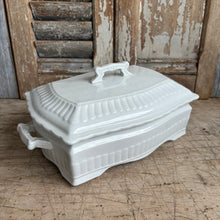 Load image into Gallery viewer, Antique English Ironstone Covered Vegetable Dish | Myott & Son c.1910-1930