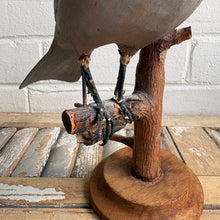 Load image into Gallery viewer, Vintage Folk Art Carved Wooden Bird on Branch Stand
