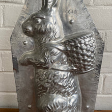 Load image into Gallery viewer, Antique Large Chocolate Rabbit Mold 15”