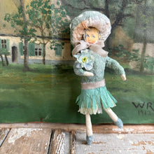 Load image into Gallery viewer, Handmade Spun Cotton Girl Ornaments
