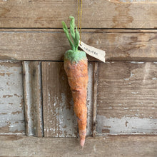 Load image into Gallery viewer, Handmade Spun Cotton Carrot Ornament by Karat and Clover in Toronto