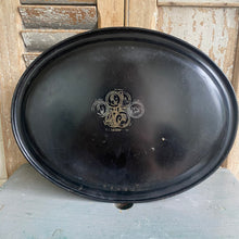 Load image into Gallery viewer, Early 1900s Russian Imperial Toleware Painted Metal Tray