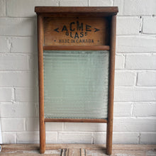 Load image into Gallery viewer, Rare Vintage Acme Glass Washboard c1930s