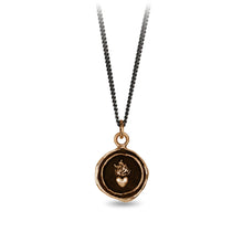 Load image into Gallery viewer, Pyrrha - Flaming Heart Talisman Necklace