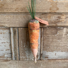 Load image into Gallery viewer, Handmade Spun Cotton Carrot Ornament by Karat and Clover in Toronto