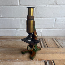 Load image into Gallery viewer, Antique c.1890 French Brass Field Microscope