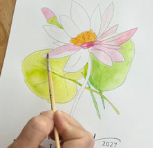 Load image into Gallery viewer, 2027 Botanical Calendar + Watercolour Gift Set