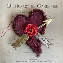 Load image into Gallery viewer, Handmade Spun Cotton Heart Ornaments