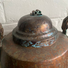 Load image into Gallery viewer, Antique European Round Hammered Copper Teapot
