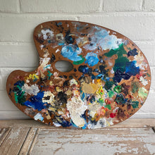 Load image into Gallery viewer, Vintage French Painter's Palette c1940 - Palette 2