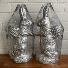 Load image into Gallery viewer, Antique Large Chocolate Rabbit Mold 15”