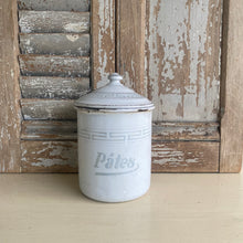 Load image into Gallery viewer, Vintage French Enamel Canister Set/5