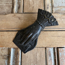 Load image into Gallery viewer, Antique Victorian Metal Hand Clip with Letter c1890