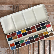 Load image into Gallery viewer, Vintage Western Stagecoach Paint Box c.1950s