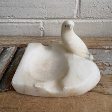 Load image into Gallery viewer, Vintage Italian Alabaster Bird Ashtray