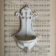 Load image into Gallery viewer, Antique French Porcelain Holy Water Fonts