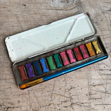 Load image into Gallery viewer, Vintage English Children’s Watercolour Paint Tin | c.1950s