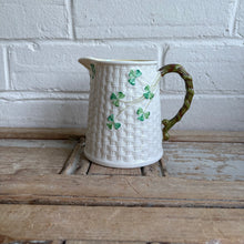 Load image into Gallery viewer, Vintage Belleek Irish Porcelain Shamrock Creamer Jug