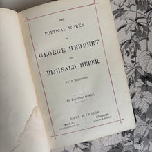 Load image into Gallery viewer, Victorian Herbert & Heber Poetry Book c.1861