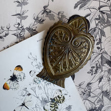 Load image into Gallery viewer, Antique Victorian Heart Shaped Paper Clip