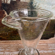 Load image into Gallery viewer, Vintage Dutch Glass Measuring Beaker - 250ml Footed Apothecary Cup