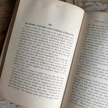 Load image into Gallery viewer, Antique 1904 Good Manners for All Occasions Book