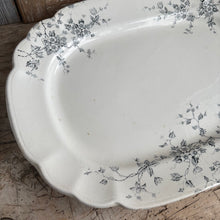 Load image into Gallery viewer, Antique English Ironstone Floral Platter | c.1890–1910