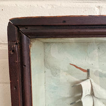 Load image into Gallery viewer, Antique Folk Art Maritime Diorama “Sailor’s Shadow Box”, c1880-1920