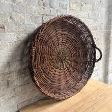 Load image into Gallery viewer, Large Eastern European Herb Drying Basket Tray – Woven Willow – 33”d