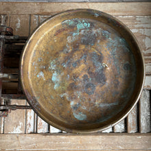 Load image into Gallery viewer, Antique Brass Balance Scale with Copper Bowl c.1900