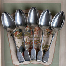 Load image into Gallery viewer, Victorian SP Fox Crest Fiddle Tablespoon