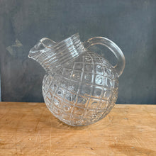 Load image into Gallery viewer, Vintage 1940s Waffle Tilted Ball Pitcher