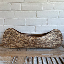 Load image into Gallery viewer, Vintage Canadian Handcrafted Bark Canoe - 23” c1950s
