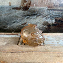 Load image into Gallery viewer, Mid-Century Vintage Glass Piggy Bank c1950s