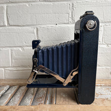 Load image into Gallery viewer, Vintage No. 1A Pocket Kodak Jr. Folding Camera — Blue