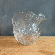 Load image into Gallery viewer, Vintage 1940s Waffle Tilted Ball Pitcher