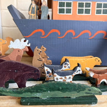 Load image into Gallery viewer, Vintage Folk Art Handmade Noah's Ark c1970s